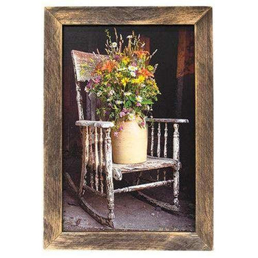 Shabby Chic Framed Print, Lath Frame - The Fox Decor